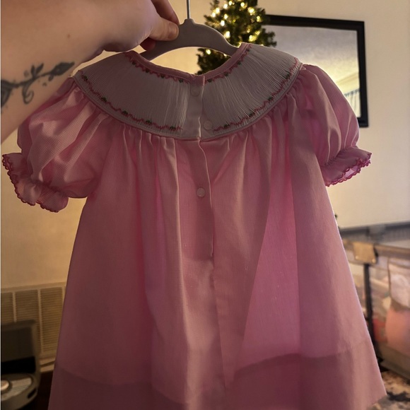 Charming Pink Embroidered Kids Blouse - Picture 2 of 2